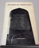Cover of From Ancient Thai to Modern Dialects by J. Marvin Brown